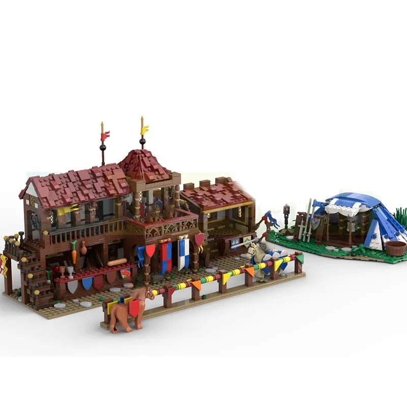 1996 шт. Moc средневековые львы турнирный замок модель модульные строительные блоки креативный ретро сборка кирпичи игрушка детский подарок
1996 шт. Moc средневековые львы турнирный замок модель модульные строительные блоки креативный ретро сборка кирпичи игрушка детский подарок