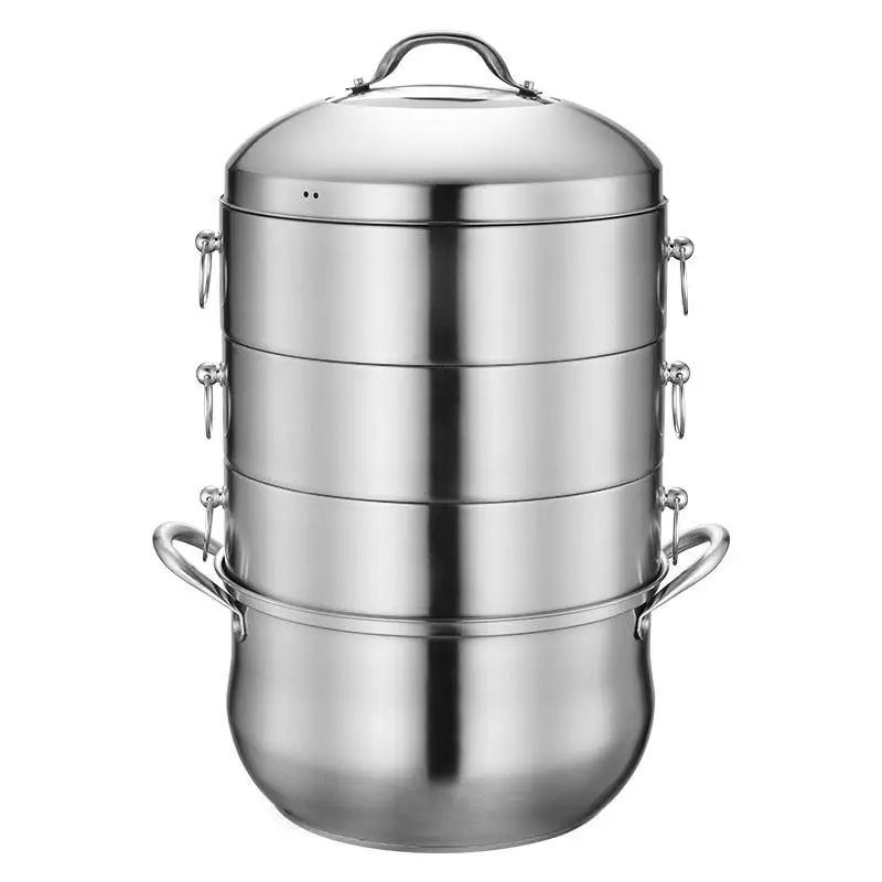 YJQ steamer Household stainless steel multi-layer thickened energy-saving steamed bread steamer
YJQ steamer Household stainless steel multi-layer thickened energy-saving steamed bread steamer