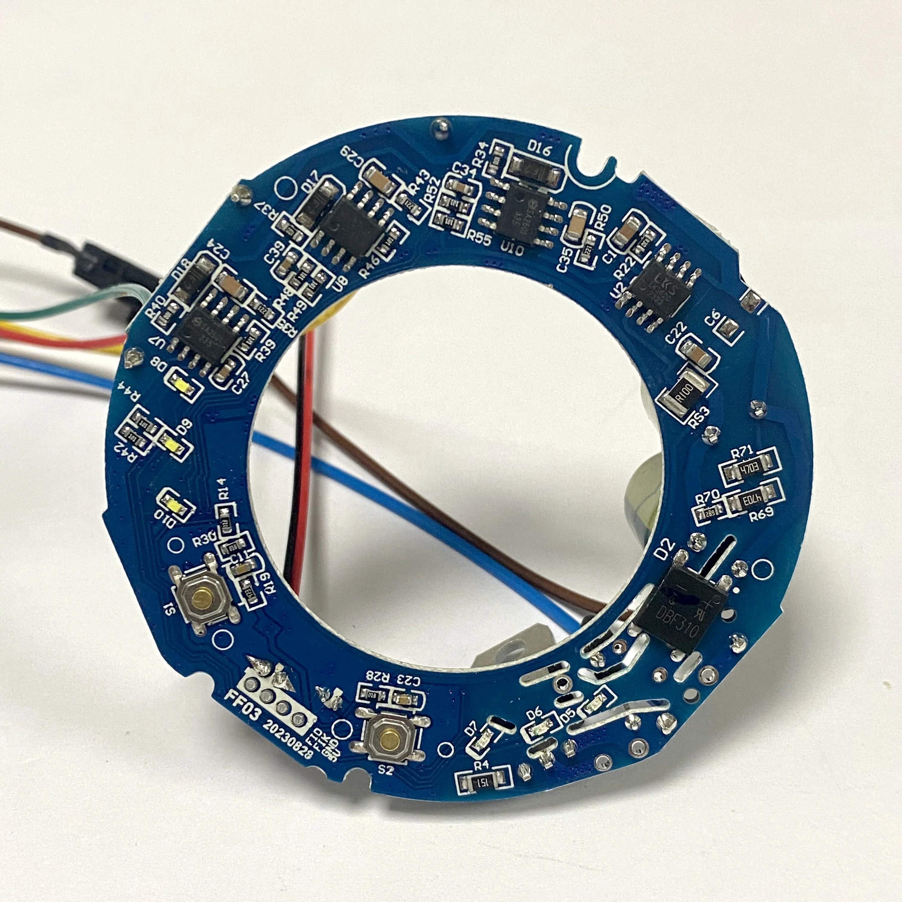 OEM 2-Layer Hair Dryer PCB PCBA Circuits Board Home Appliance SMT Assembly Manufactured in China with Fr-4 Base Material
OEM 2-Layer Hair Dryer PCB PCBA Circuits Board Home Appliance SMT Assembly Manufactured in China with Fr-4 Base Material