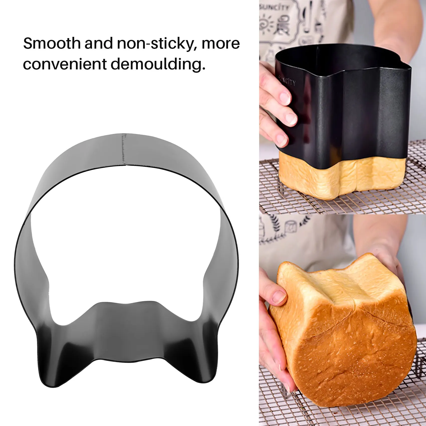 Highly Recommended.Cat Head Toast Mold,Aluminized Non-Stick Bread Pans Baking Mold, L
Highly Recommended.Cat Head Toast Mold,Aluminized Non-Stick Bread Pans Baking Mold, L