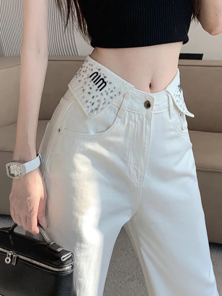 Streetwear Vintage Cuffs Baggy Jeans For Women 2024 American Fashion Y2k High Waist Loose Casual Wide Leg Trousers
Streetwear Vintage Cuffs Baggy Jeans For Women 2024 American Fashion Y2k High Waist Loose Casual Wide Leg Trousers