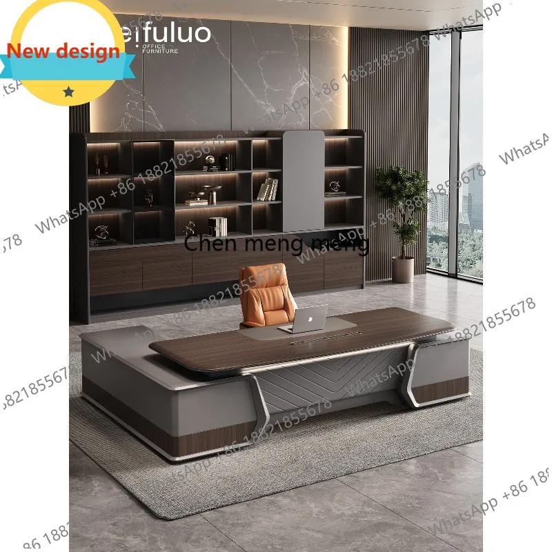 D80 Office boss light luxury chairperson manager office desk president desk modern simple desk
D80 Office boss light luxury chairperson manager office desk president desk modern simple desk