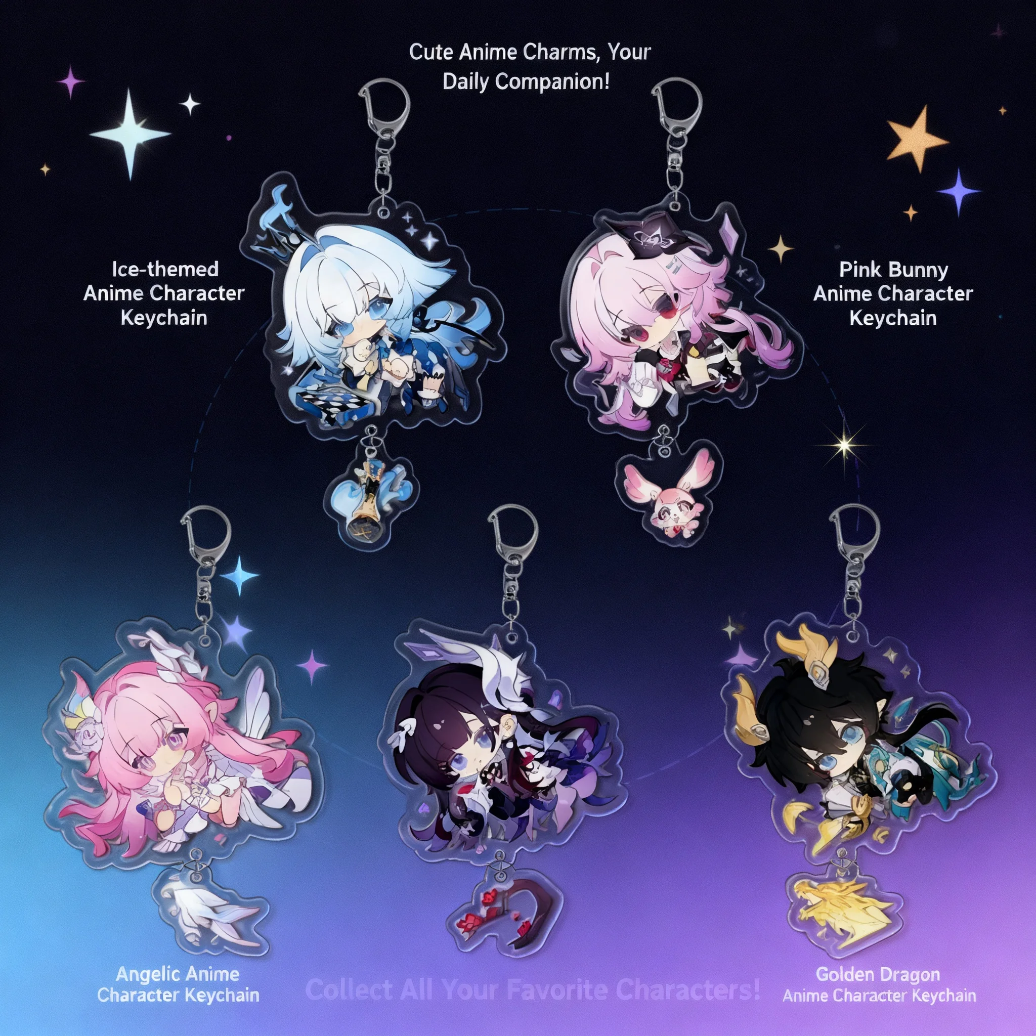 Anime Shugo Chara Amu Hinamori Ikuto Tsukiyomi Acrylic Keychain Keyring Gift
Anime Shugo Chara Amu Hinamori Ikuto Tsukiyomi Acrylic Keychain Keyring Gift