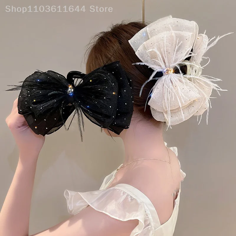 Summer Sweet Versatile Big Bow Hair Claw For Women Girls Elegant Bowknot Hair Clip Headdress Temperament Hair Accessories Gifts
Summer Sweet Versatile Big Bow Hair Claw For Women Girls Elegant Bowknot Hair Clip Headdress Temperament Hair Accessories Gifts
