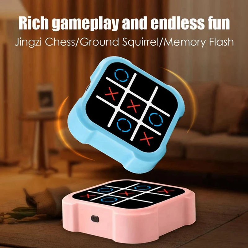 Tic Tac Toys Bolt Game Console 3-In-1 Handheld Puzzle Game Console Fingertip Toy Board For Kid Friend Trip Activity-Y99A
Tic Tac Toys Bolt Game Console 3-In-1 Handheld Puzzle Game Console Fingertip Toy Board For Kid Friend Trip Activity-Y99A
