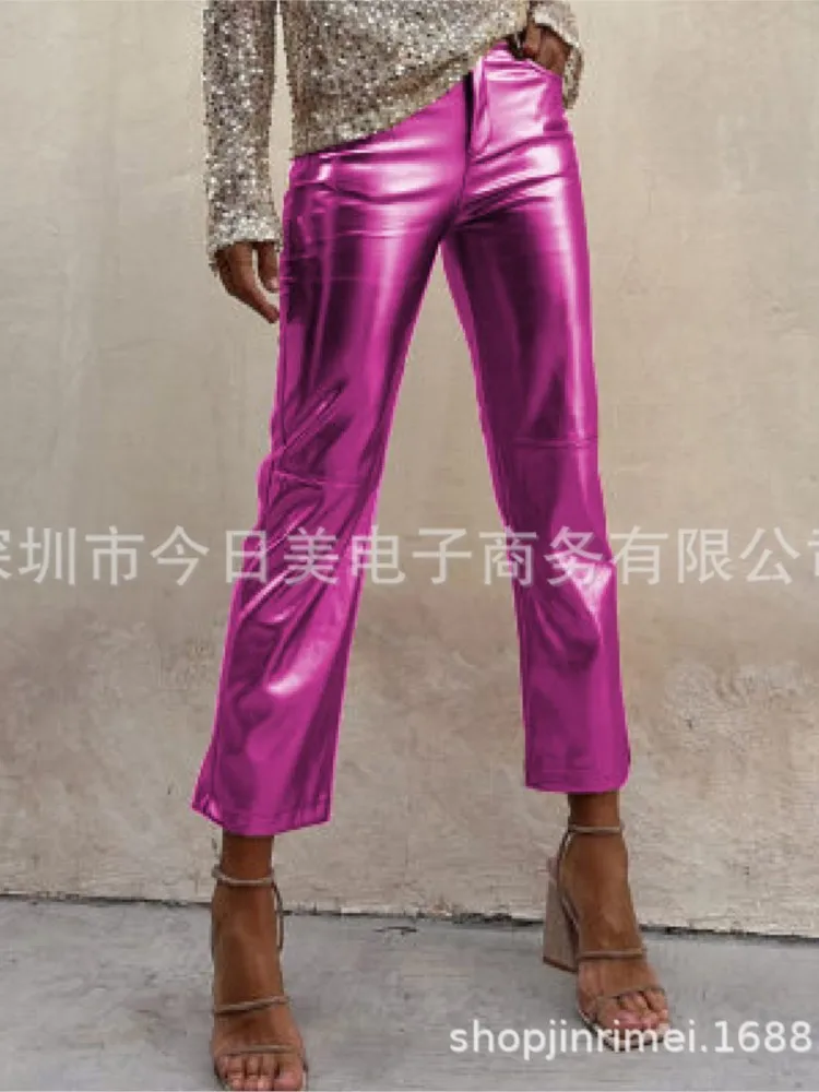 Women's Summer New Slim Fit Slimming Nightclub Fashion Bright Casual Solid Color With Pocket Cropped Pants
Women's Summer New Slim Fit Slimming Nightclub Fashion Bright Casual Solid Color With Pocket Cropped Pants