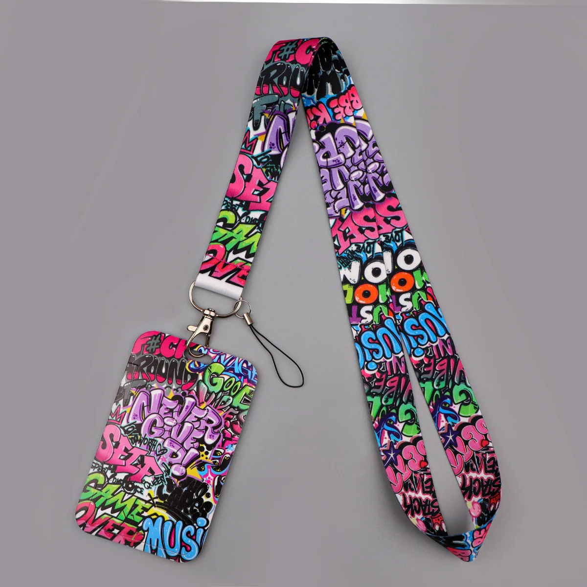 "Never Give Up" Themed Lanyard Card Holder Hanging Mobile Phone Charm Neck Straps Badge Holder Key Holder Accessories
"Never Give Up" Themed Lanyard Card Holder Hanging Mobile Phone Charm Neck Straps Badge Holder Key Holder Accessories