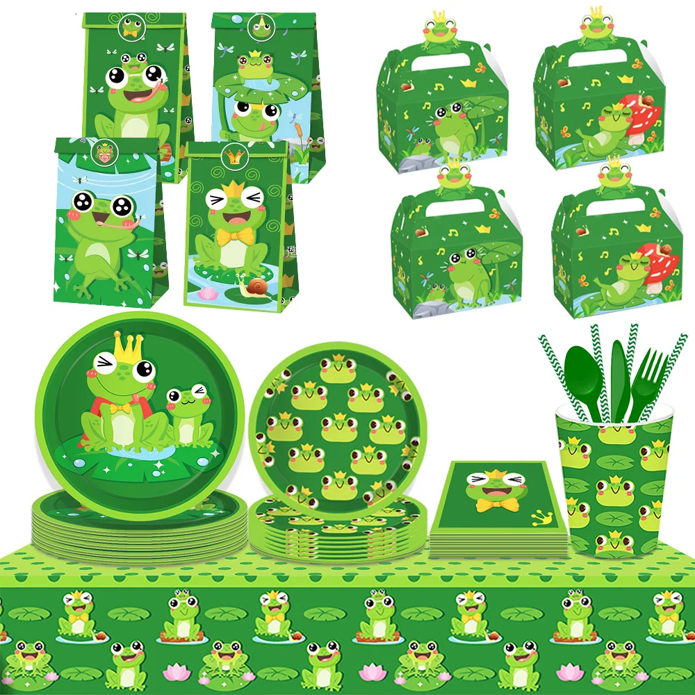Green Frog Party Disposable Tableware Cup Plate Straws Children Birthday Party Decorations Kids Baby Shower Party Supplies
Green Frog Party Disposable Tableware Cup Plate Straws Children Birthday Party Decorations Kids Baby Shower Party Supplies