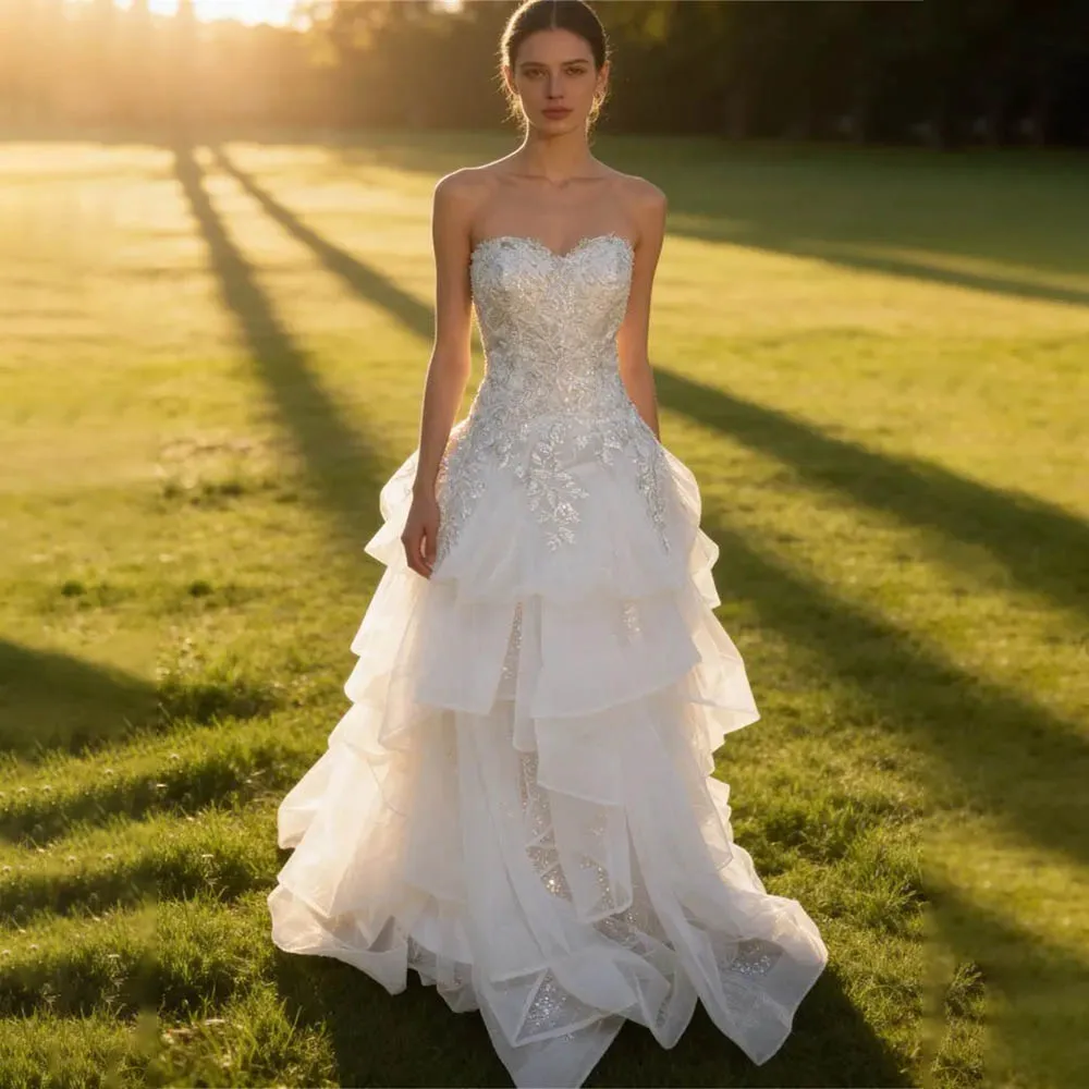 Custom Made Sweethart Lace Applique Mermaid Wedding Dresses Rufflers Custom Made 2026 Rode De Morrie
Custom Made Sweethart Lace Applique Mermaid Wedding Dresses Rufflers Custom Made 2026 Rode De Morrie