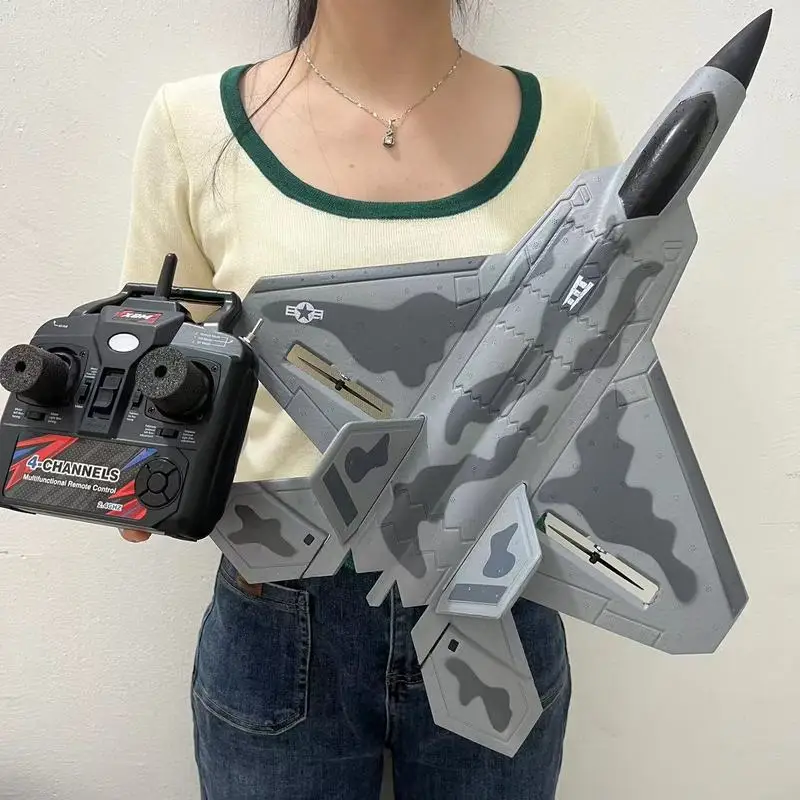 Large Size Bm22 Four Channel F22 Fighter Plane Remote Control Foam Glider Toy Aircraft Cross-Border Fixed Wing Model
Large Size Bm22 Four Channel F22 Fighter Plane Remote Control Foam Glider Toy Aircraft Cross-Border Fixed Wing Model