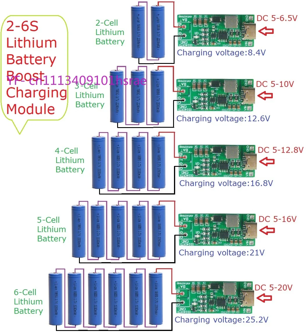 Adjustable 2S 6S Lithium Battery Charger Circuit Board Accessory
Adjustable 2S 6S Lithium Battery Charger Circuit Board Accessory