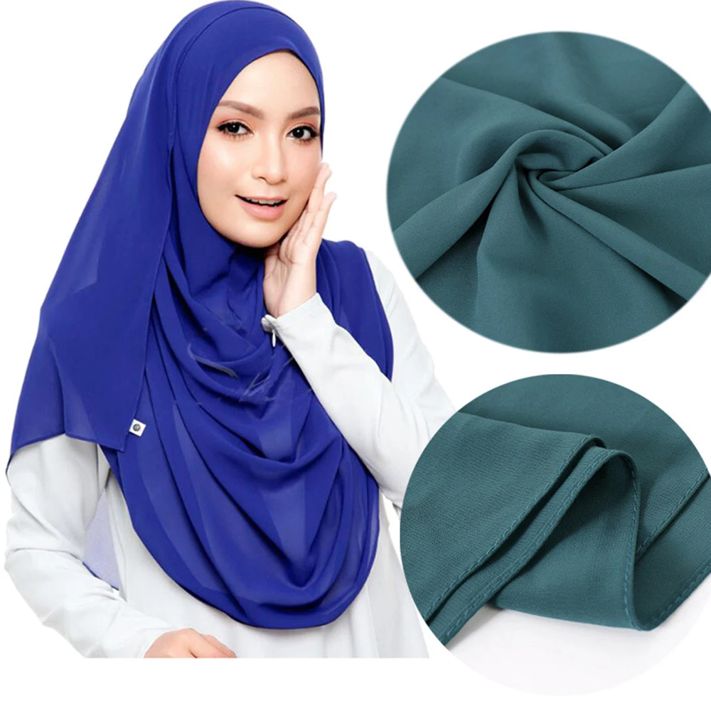 Muslim Chiffon Headscarf Scarf Women Long Solid Plain Headscarf Bubble Chiffon Scarf For Lady Muslim Veil Chiffon Wrap Hijabs
Muslim Chiffon Headscarf Scarf Women Long Solid Plain Headscarf Bubble Chiffon Scarf For Lady Muslim Veil Chiffon Wrap Hijabs