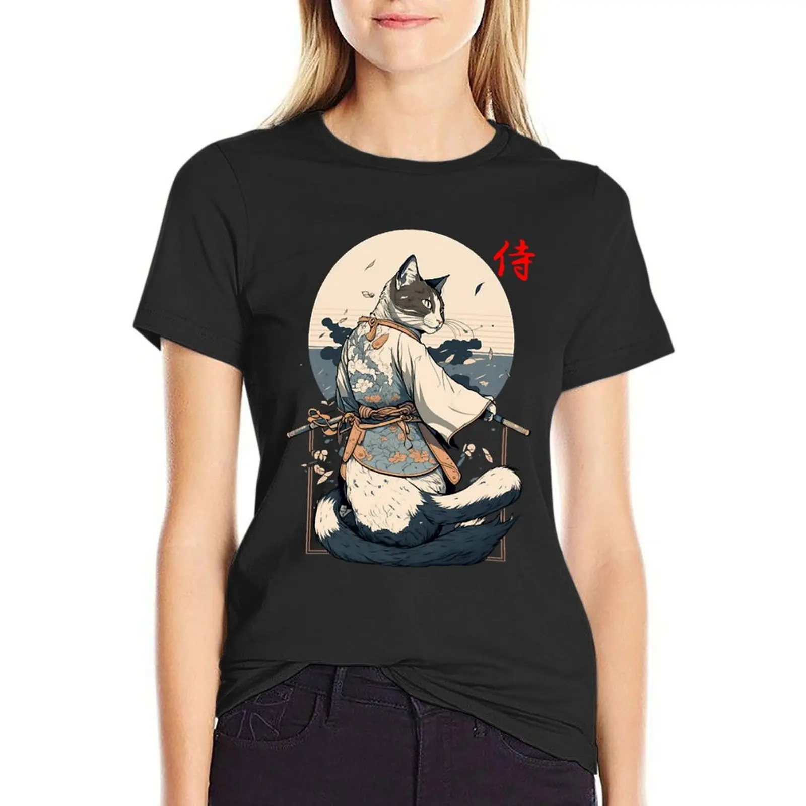 Copy of Sushi catSword Master Cat, funny cat with katana sword T-Shirt oversized Female clothing white t shirts for Women
Copy of Sushi catSword Master Cat, funny cat with katana sword T-Shirt oversized Female clothing white t shirts for Women