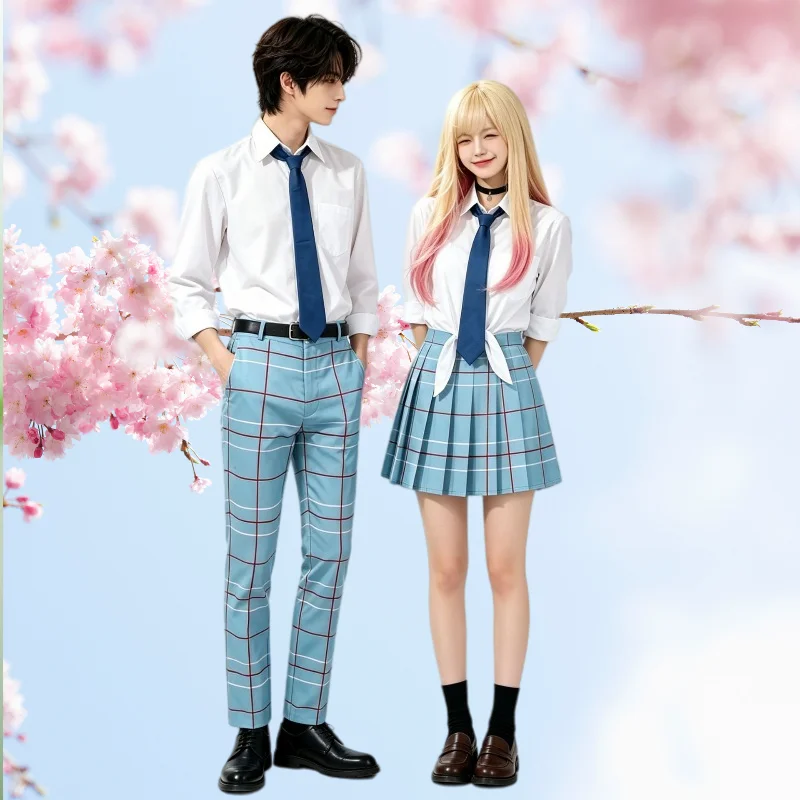 Anime Kitagawa Marin Cosplay Cos Name Costume School Uniform JK Skirt White Shirt Full Set Role Play Outfit for Women
Anime Kitagawa Marin Cosplay Cos Name Costume School Uniform JK Skirt White Shirt Full Set Role Play Outfit for Women