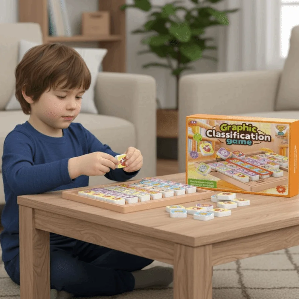 Wooden Pet Matching Toy Animal Early Educational Tabletop Push-Pull Puzzle Toy Easy To Play Flip To Win Family Board Game
Wooden Pet Matching Toy Animal Early Educational Tabletop Push-Pull Puzzle Toy Easy To Play Flip To Win Family Board Game