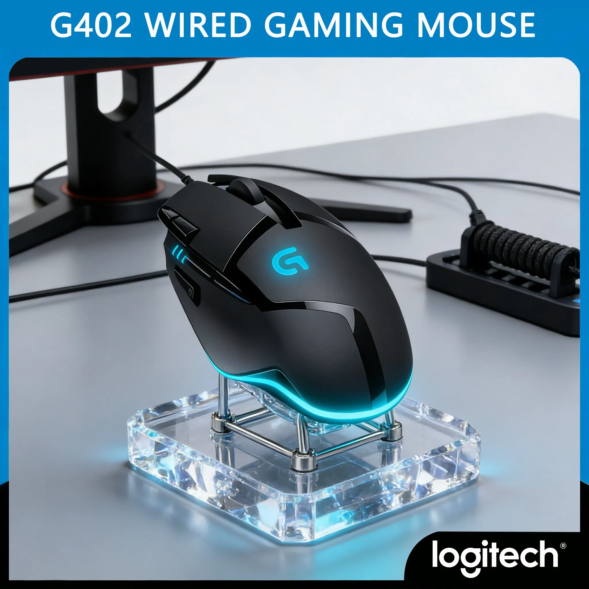 Logitech G402 - Personalized Gaming with 8 Custom Buttons
Logitech G402 - Personalized Gaming with 8 Custom Buttons