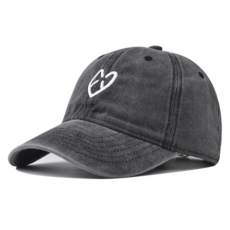 Washed Vintage Personality Heart Embroidered Baseball Unisex Small Letter Distressed Dad Hat
Washed Vintage Personality Heart Embroidered Baseball Unisex Small Letter Distressed Dad Hat