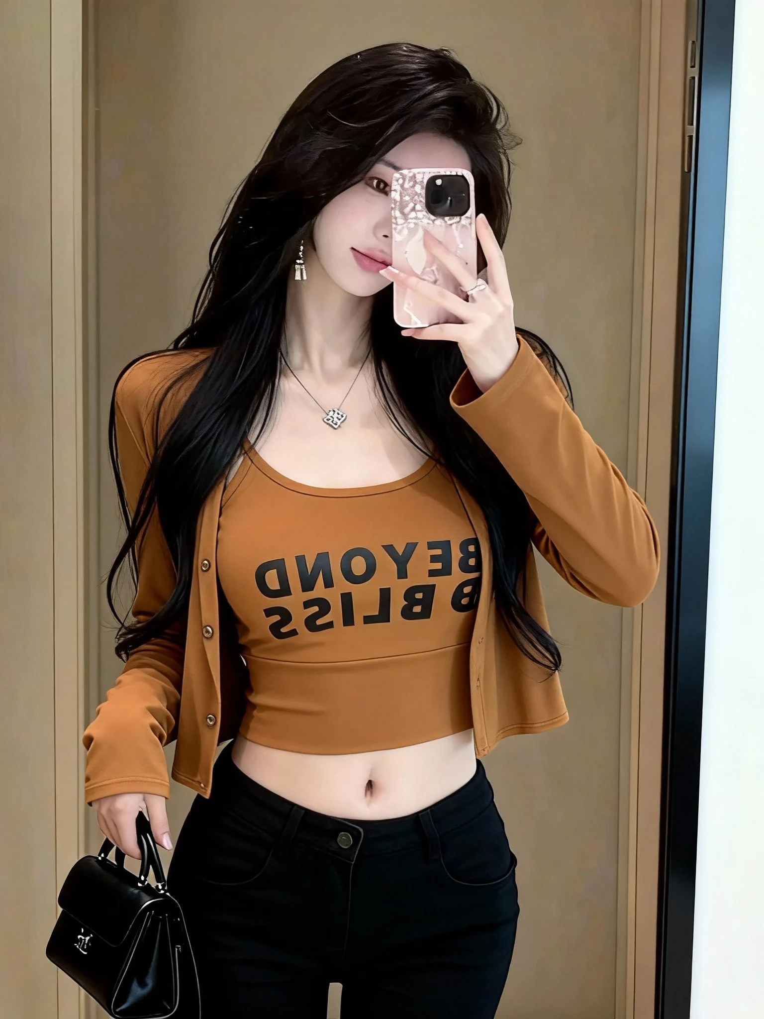 Fashionable Retro Letter Print Crop Top And Vest Set with Chest Pad Long Sleeve Strapless Cardigan for Women Spring Casual Wear
Fashionable Retro Letter Print Crop Top And Vest Set with Chest Pad Long Sleeve Strapless Cardigan for Women Spring Casual Wear
