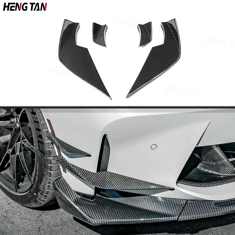 For BMW G80 M3 G82 G83 M4 2021+ Carbon Fiber Front Bumper Side Splitters Fins Canards Wind knife VS Style Upgrade Body kit
For BMW G80 M3 G82 G83 M4 2021+ Carbon Fiber Front Bumper Side Splitters Fins Canards Wind knife VS Style Upgrade Body kit