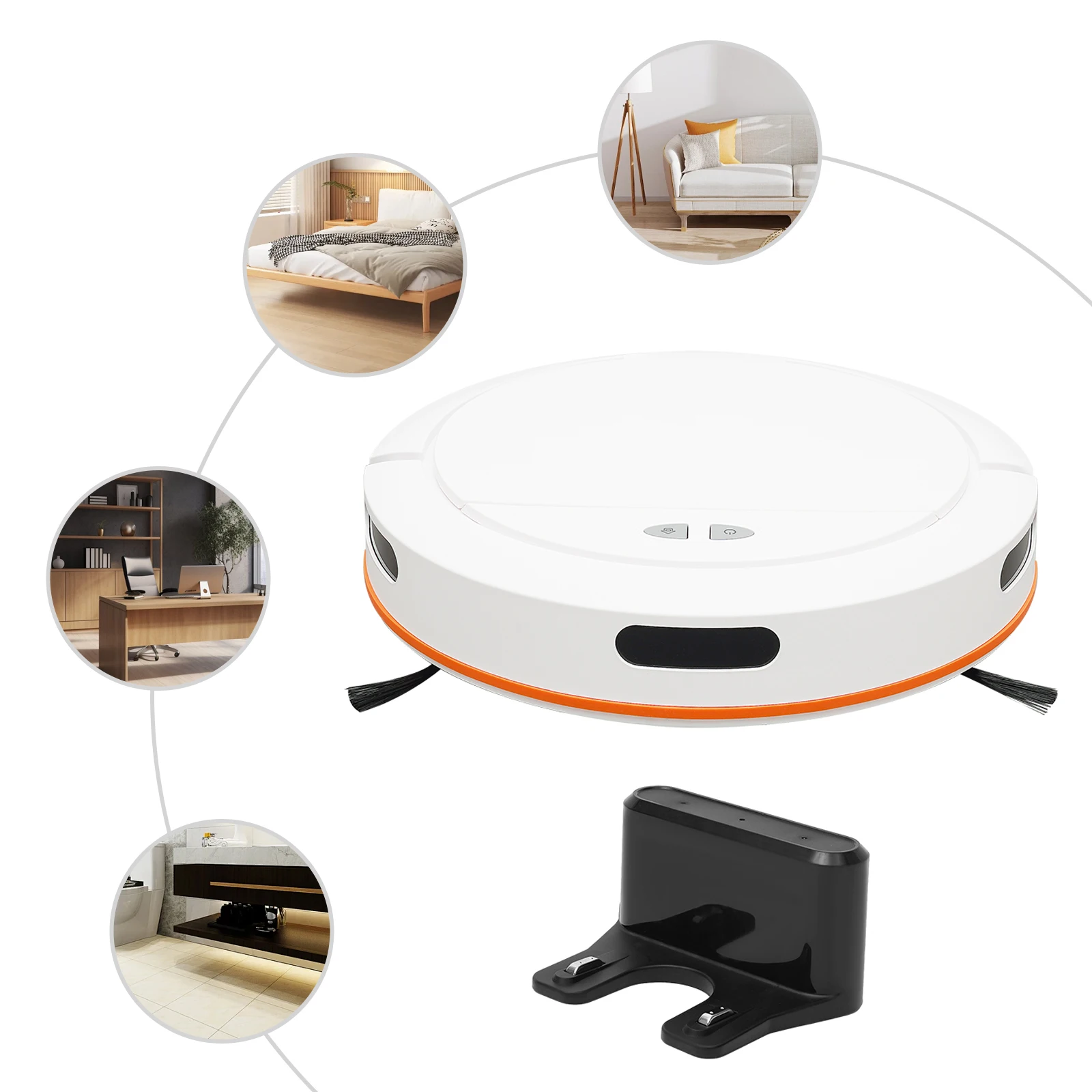 Робот-пылесос 3-в-1 ABS Smart, портативный, 26 Вт, мини, для дома, 4 часа работы, 4 уровня мощности всасывания, для кухни и комнат
Робот-пылесос 3-в-1 ABS Smart, портативный, 26 Вт, мини, для дома, 4 часа работы, 4 уровня мощности всасывания, для кухни и комнат