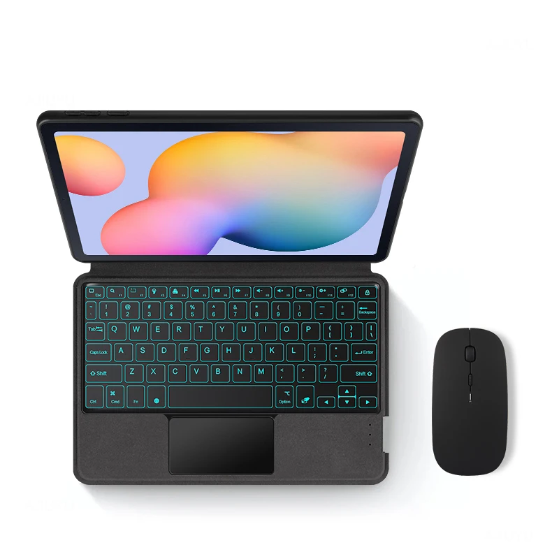 Smart Keyboard Case For Samsung Galaxy Tab S6 lite 10.4" 2022 2020 Tablet computer Bluetooth keyboard touch pad protective cases
Smart Keyboard Case For Samsung Galaxy Tab S6 lite 10.4" 2022 2020 Tablet computer Bluetooth keyboard touch pad protective cases