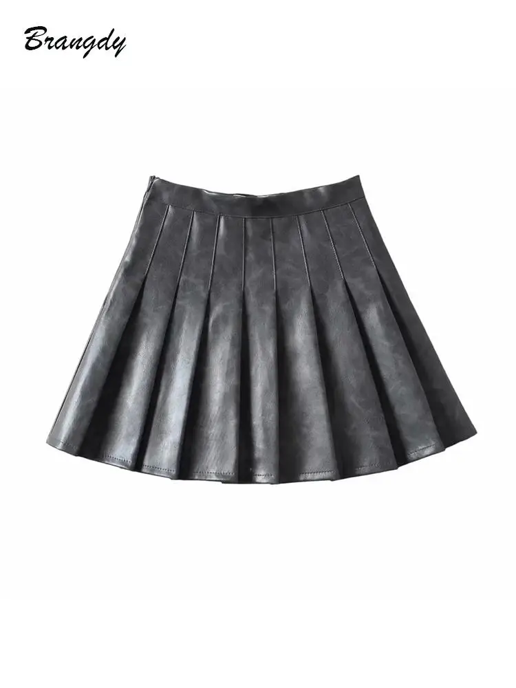 Traf High Waist Pu Mini Skirt Silver Pleated Skirt 2024 New Metallic High Fashion A Line Skirt Summer Silver Chic Pleated Skirts
Traf High Waist Pu Mini Skirt Silver Pleated Skirt 2024 New Metallic High Fashion A Line Skirt Summer Silver Chic Pleated Skirts
