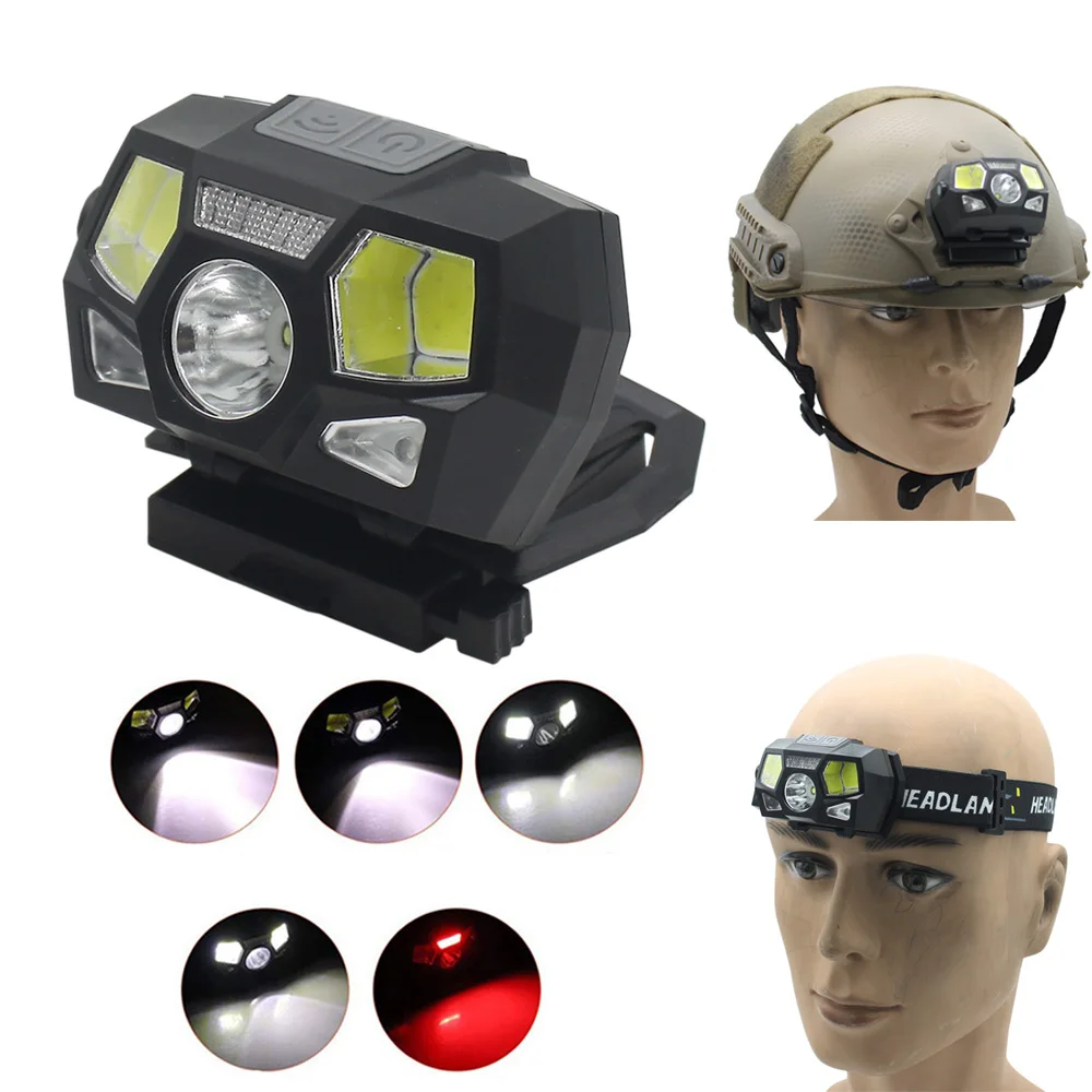 New USB Charging Tactical FAST MICH Helmet Light Signal Light Hunting Airsoft Fishing Headlight Survival Rescue Headlamp
New USB Charging Tactical FAST MICH Helmet Light Signal Light Hunting Airsoft Fishing Headlight Survival Rescue Headlamp