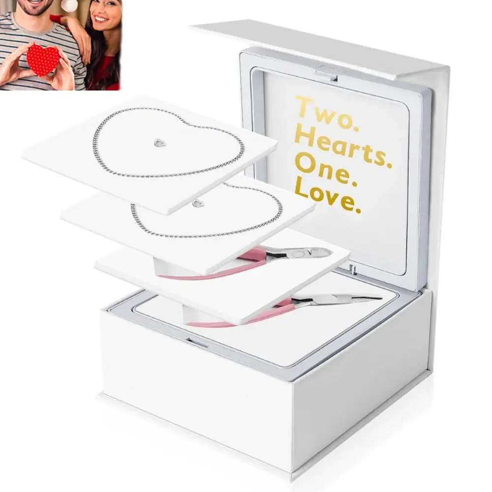 New DIY Permanent Bracelet Kit Stainless Steel Silver Color Locked Bracelet Jewelry Accessories Friendship Bracelet Couple
New DIY Permanent Bracelet Kit Stainless Steel Silver Color Locked Bracelet Jewelry Accessories Friendship Bracelet Couple