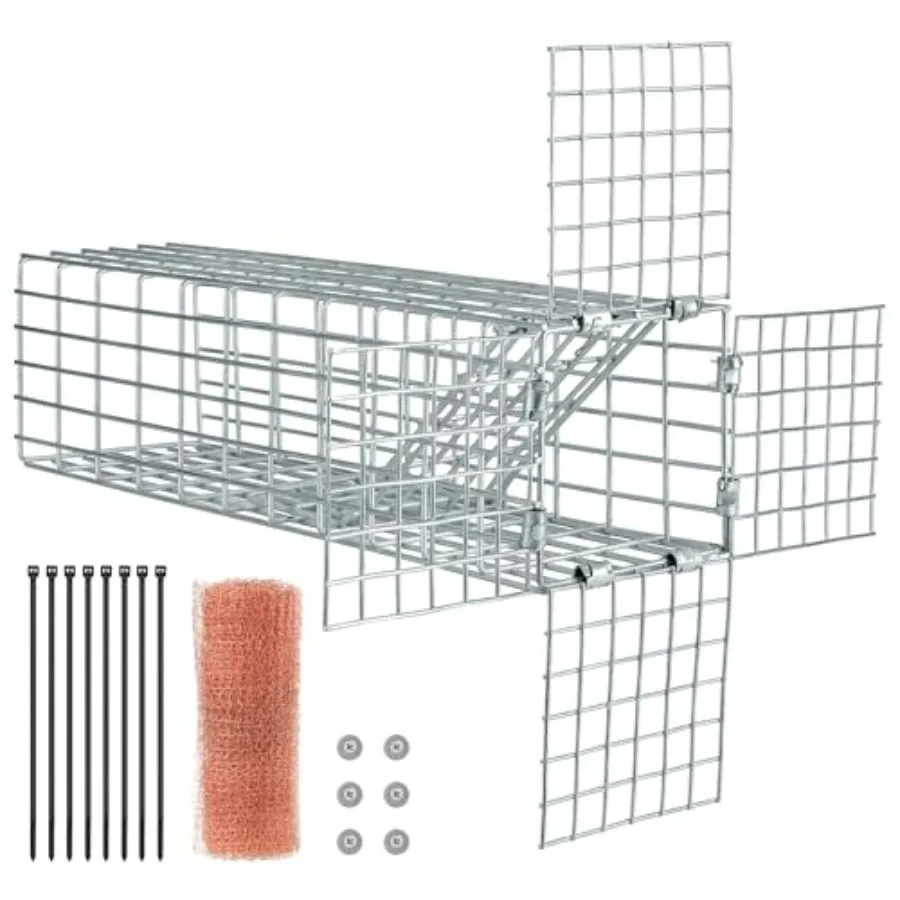 One Way Door for Squirrels Excluder, One Way Squirrel Door and Rodent Trap, Humane Squirrel Traps for Attic with Copper Mesh, R
One Way Door for Squirrels Excluder, One Way Squirrel Door and Rodent Trap, Humane Squirrel Traps for Attic with Copper Mesh, R