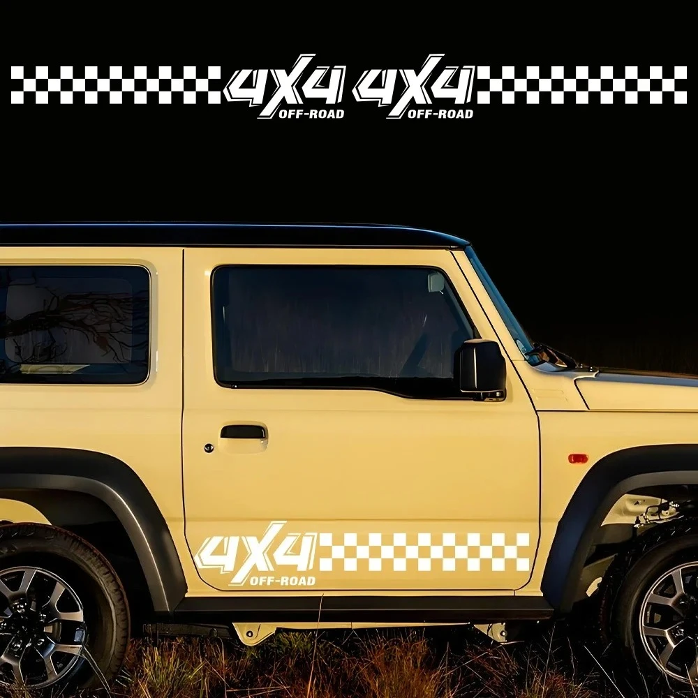 Car Door Side Decor Sticker Vinyl 4X4 Off Road Racing Sport Style Decor Decal For Suzuki Jimny AT MT JTW Auto Tuning Accessories
Car Door Side Decor Sticker Vinyl 4X4 Off Road Racing Sport Style Decor Decal For Suzuki Jimny AT MT JTW Auto Tuning Accessories