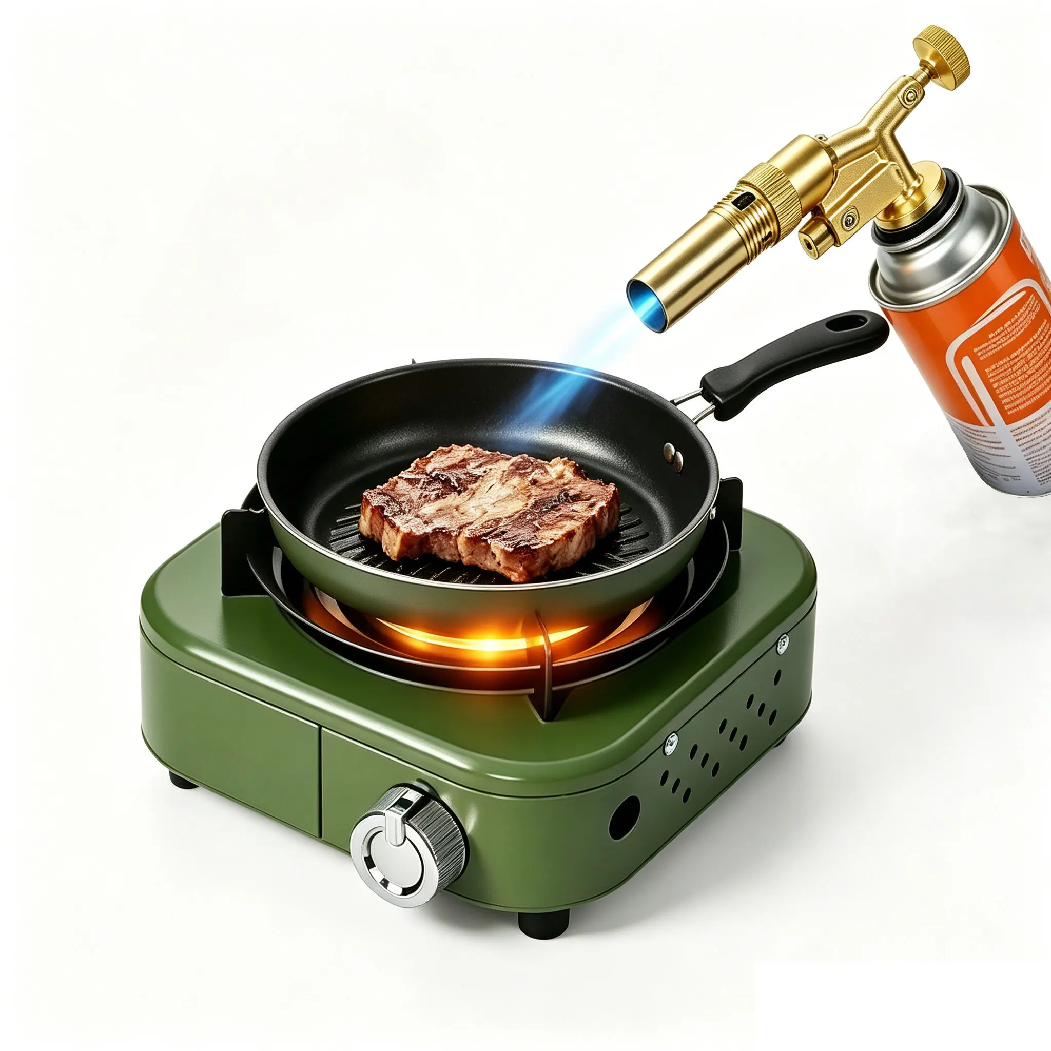 Beiyue 2026 Portable Gas Camping Gas Stove With Butane Torch Kit Adjustable Flame For Outdoor Bbq Cooking Steak Shrimp Marshmall
Beiyue 2026 Portable Gas Camping Gas Stove With Butane Torch Kit Adjustable Flame For Outdoor Bbq Cooking Steak Shrimp Marshmall
