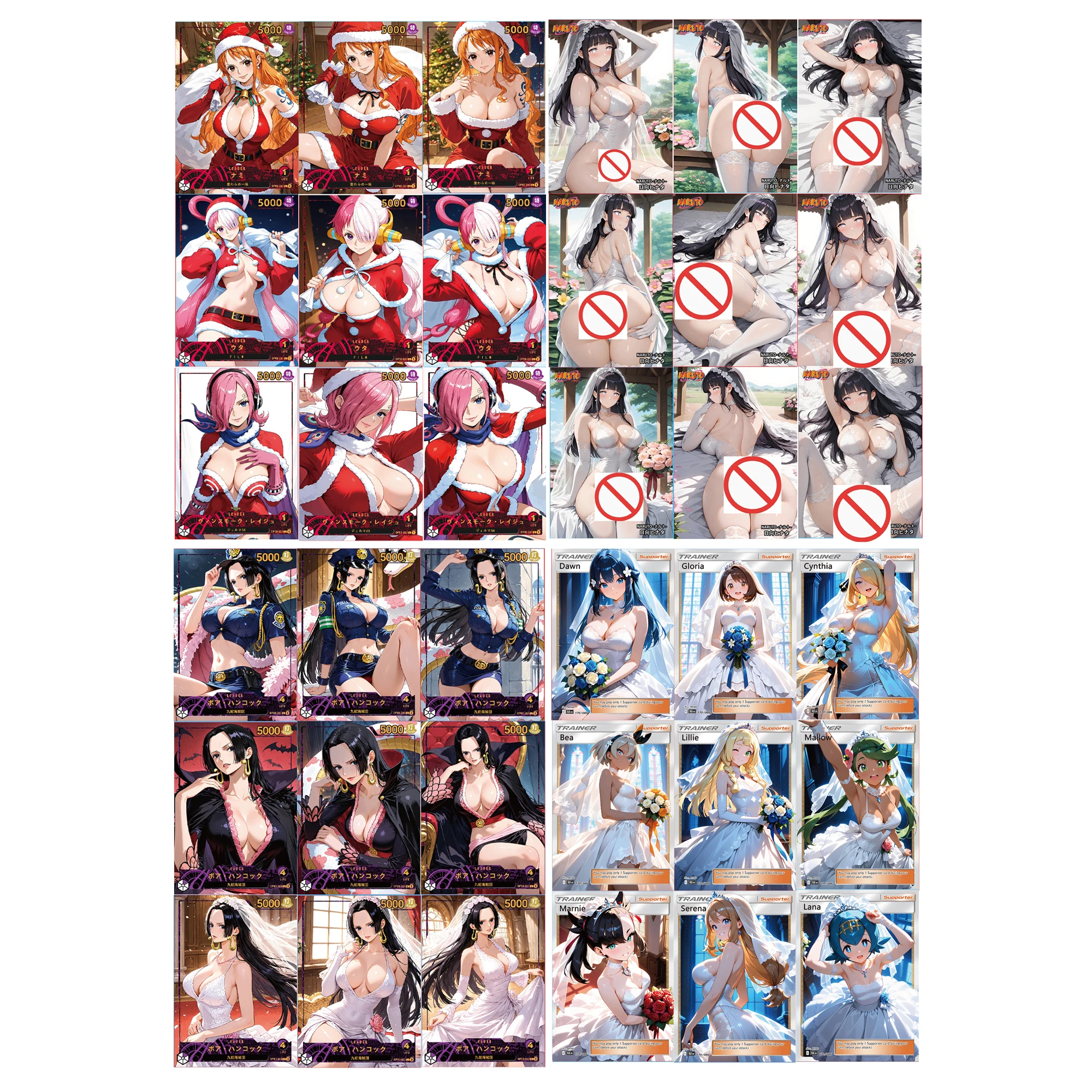 9Pcs/set Diy Goddess Story Marnie Cynthia Acg Collection Card Refraction Color Flash Hyuga Hinata Hancock Nami Anime Cards Gift
9Pcs/set Diy Goddess Story Marnie Cynthia Acg Collection Card Refraction Color Flash Hyuga Hinata Hancock Nami Anime Cards Gift