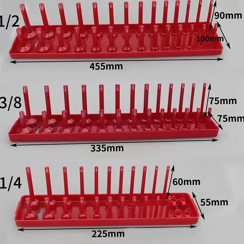 3 Pcs/set Plastic Sleeve Frame High Pole Socket Organizer Socket Tray Rack Holder Multi-functional Sleeve Bracket Tool Organizer