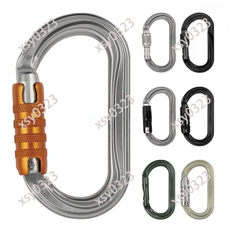O-type Steel Carabiner M33A M72, Main Lock for Climbing Caving & Rescue
O-type Steel Carabiner M33A M72, Main Lock for Climbing Caving & Rescue
