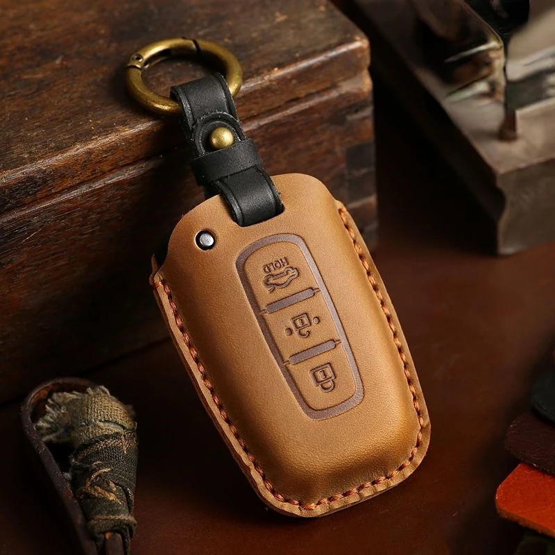 1 PCS Genuine Leather Key Case Car Remote Cover For Kia Sportage Picanto 3 Rio K2 K5 For Hyundai i20 i30 ix35 Smart Flip
1 PCS Genuine Leather Key Case Car Remote Cover For Kia Sportage Picanto 3 Rio K2 K5 For Hyundai i20 i30 ix35 Smart Flip