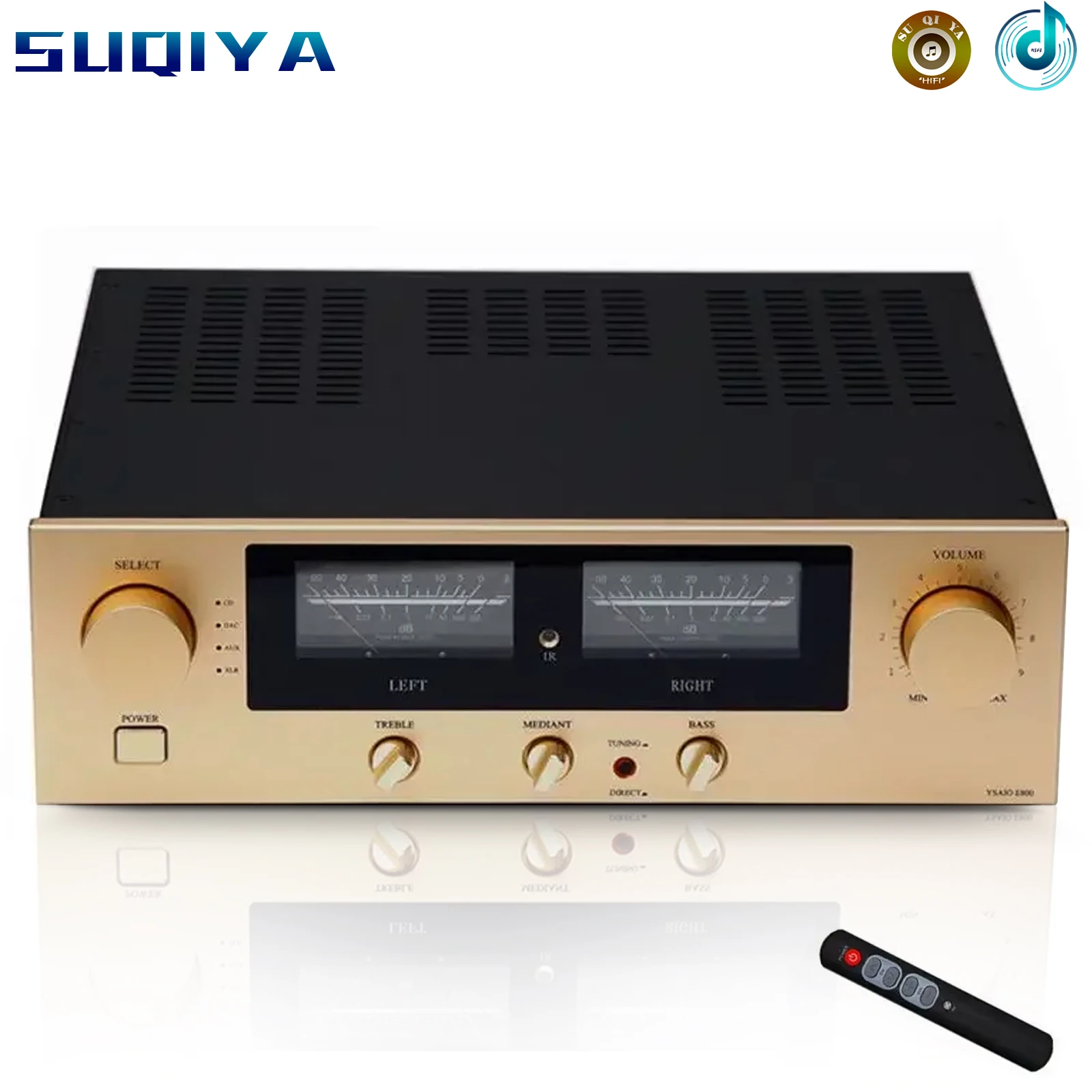 Gold Seal MJ15024 MJ15025 Tube 200W*2 Stereo HiFi Fever Home Audio Amplifier With Remote Control VU Meter
Gold Seal MJ15024 MJ15025 Tube 200W*2 Stereo HiFi Fever Home Audio Amplifier With Remote Control VU Meter