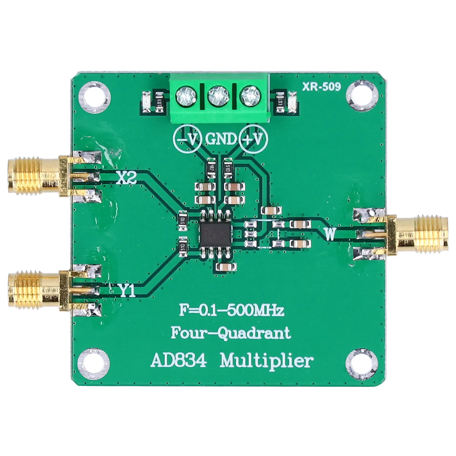 Mixer Module RF PCB 4 Quadrant Analog Multiplier Board Test Equipment Parts 0.1‑500MHz AD834 Mixer Module
Mixer Module RF PCB 4 Quadrant Analog Multiplier Board Test Equipment Parts 0.1‑500MHz AD834 Mixer Module