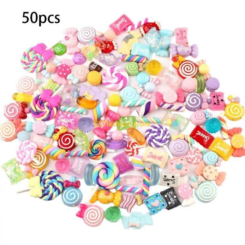 Y5GC 30/50/100Pcs Assorted Resin Charms Mixed Candy Sweets Drop Oil Flatback
Y5GC 30/50/100Pcs Assorted Resin Charms Mixed Candy Sweets Drop Oil Flatback