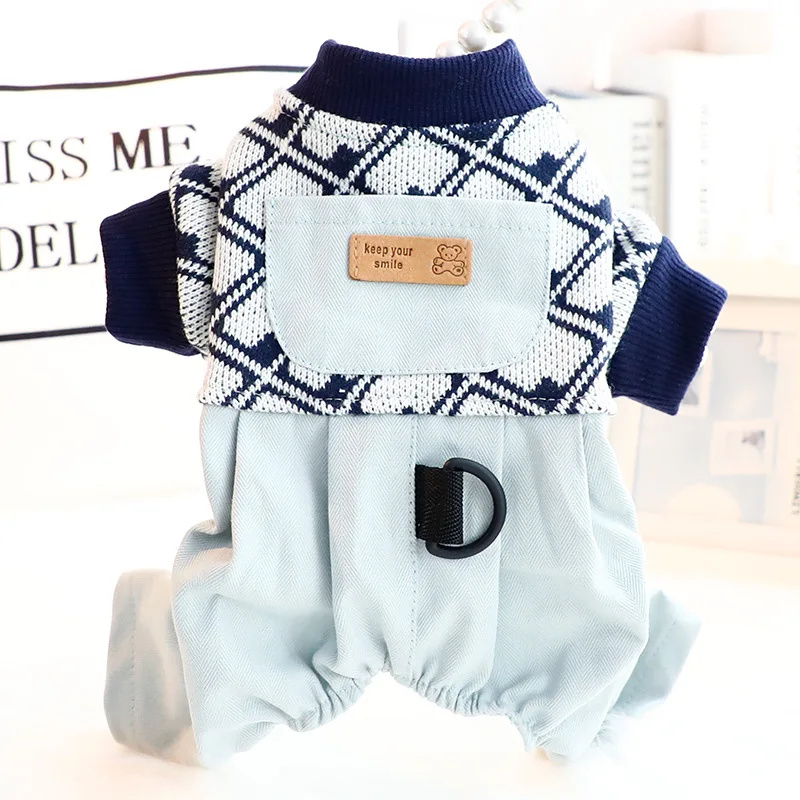 Dog Clothes Spring Autumn Fashion Woolen Pocket Four Legged Clothes Traction Jumpsuit Pet Clothing
Dog Clothes Spring Autumn Fashion Woolen Pocket Four Legged Clothes Traction Jumpsuit Pet Clothing
