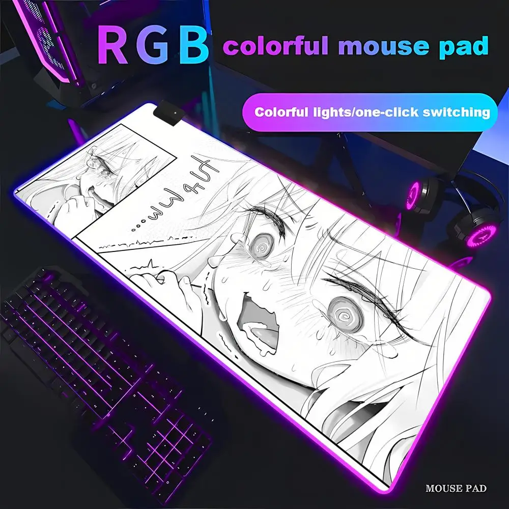 HYBXAXC Crying Anime Girl Line Art Mouse Pad Animation Games Beautiful RGB Gamer Large LED Light XXL Computer pad Non-slip Decor
HYBXAXC Crying Anime Girl Line Art Mouse Pad Animation Games Beautiful RGB Gamer Large LED Light XXL Computer pad Non-slip Decor