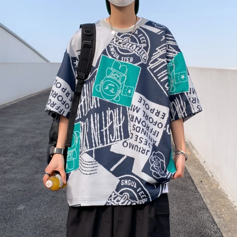 Classic 2023 Summer Men's Camouflage Loose Short Sleeve T-Shirts For Couple's Printed Tees Hip Hop Tops Streetwear Large Clothes
Classic 2023 Summer Men's Camouflage Loose Short Sleeve T-Shirts For Couple's Printed Tees Hip Hop Tops Streetwear Large Clothes