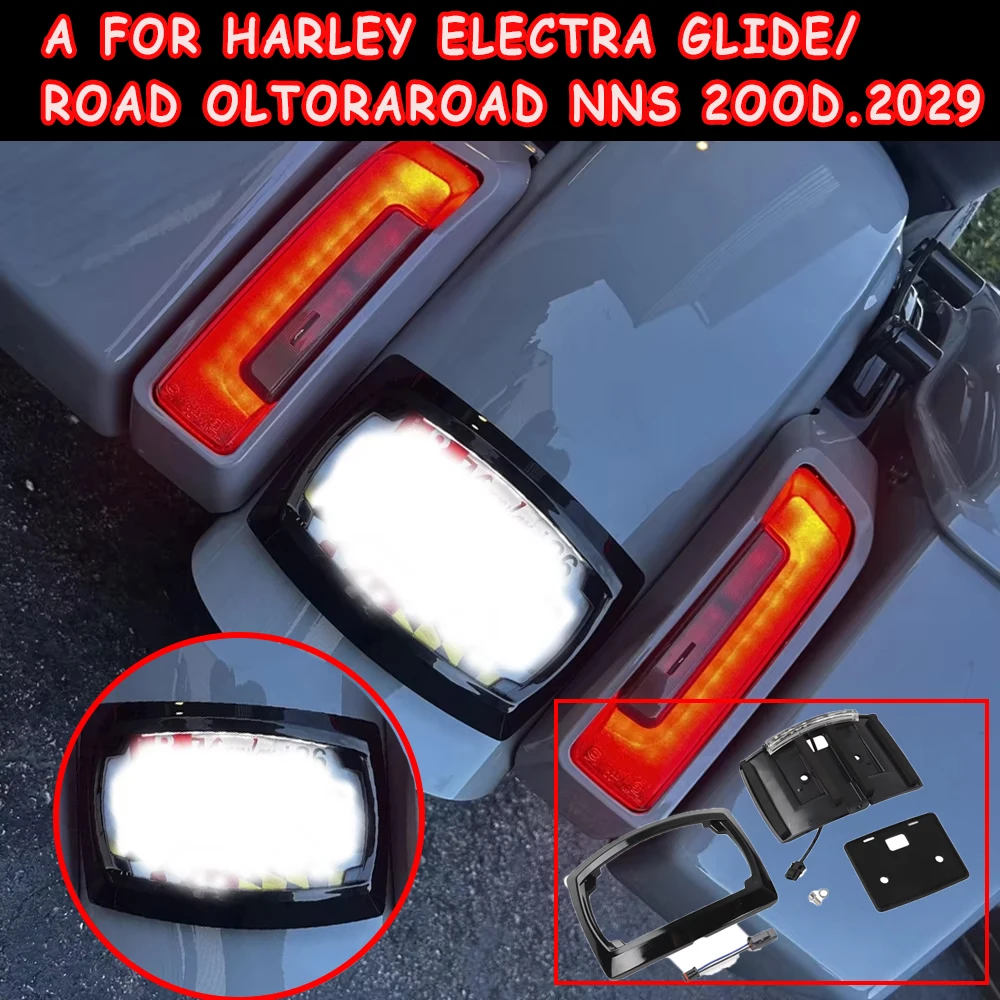 Аксессуары для Harley Electra Glide/Road Glide/RoadKing 2009-2013, изогнутый светодиодный держатель номерного знака, ремонт мотоцикла
Аксессуары для Harley Electra Glide/Road Glide/RoadKing 2009-2013, изогнутый светодиодный держатель номерного знака, ремонт мотоцикла