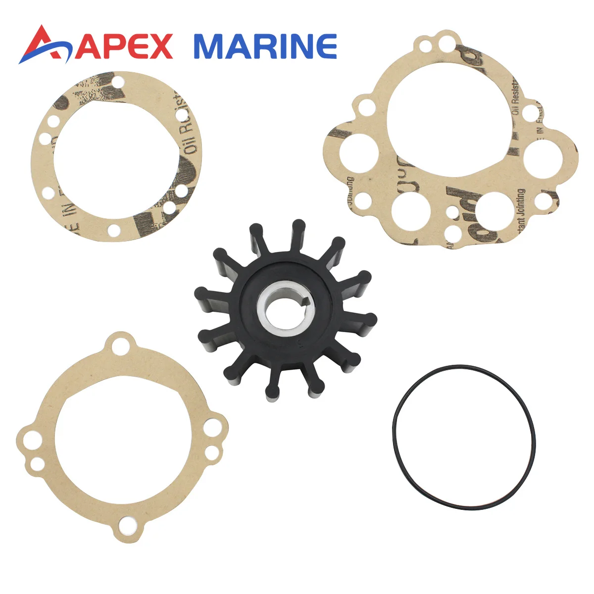 Replacement for Cummins Onan Engine Water Pump Impeller Kit OEM Parts 541-1519 132-0375 132-0379 132-0498,132-0499 132-0137
Replacement for Cummins Onan Engine Water Pump Impeller Kit OEM Parts 541-1519 132-0375 132-0379 132-0498,132-0499 132-0137
