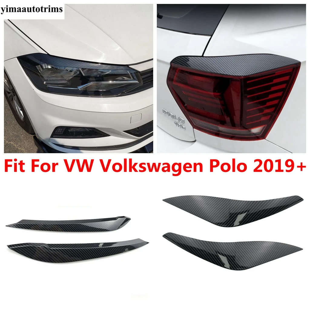 Front Rear Tail Lamp Light Eyebrow Eyelid Strip Cover Trim For VW Volkswagen Polo 2019 - 2023 Black / Carbon Fiber Accessories
Front Rear Tail Lamp Light Eyebrow Eyelid Strip Cover Trim For VW Volkswagen Polo 2019 - 2023 Black / Carbon Fiber Accessories