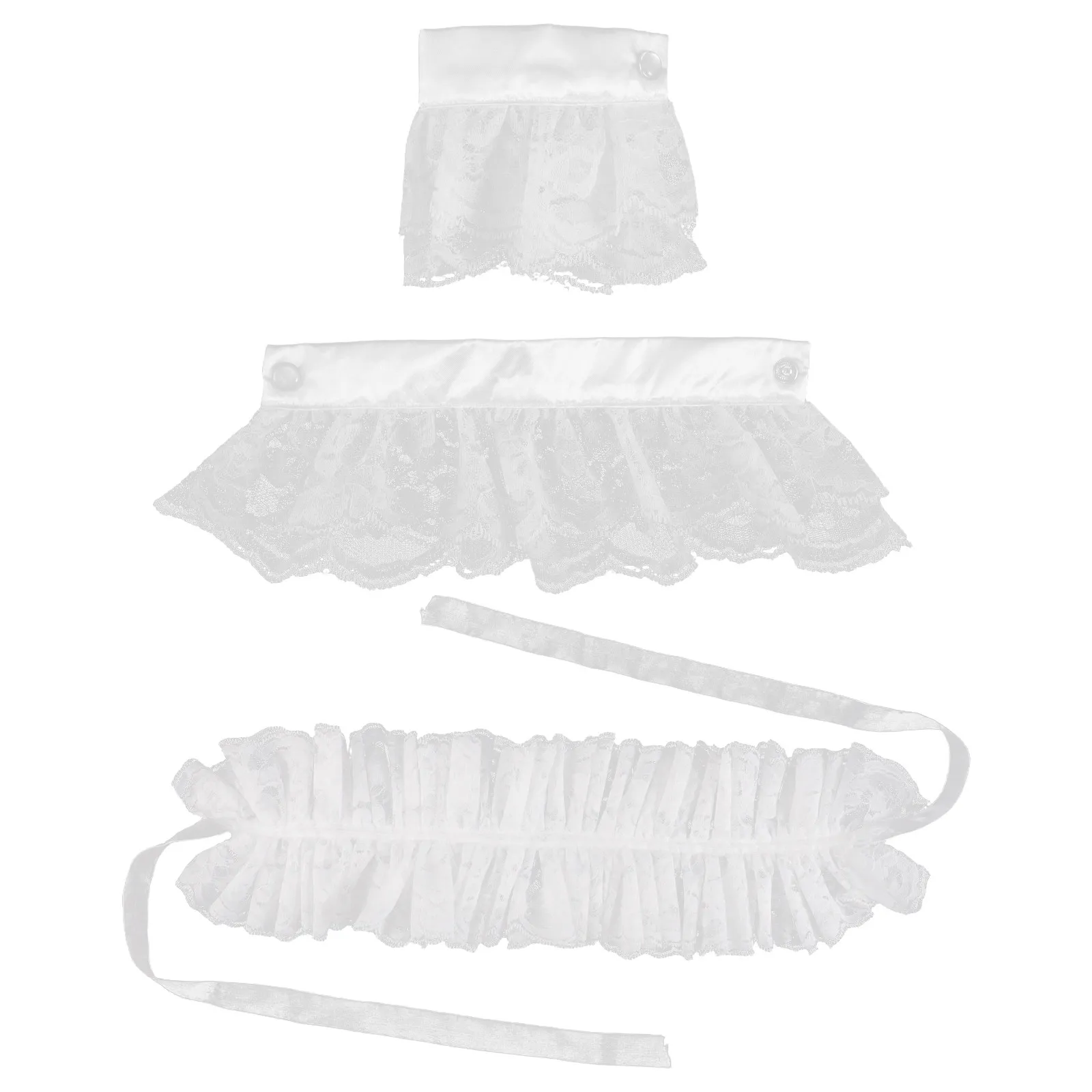 1 Set Vintage Lace Collar Cuffs Detachable Victorian Ruffle Neckline Bib Renaissance Costume Accessories For Women Cosplay Fancy
1 Set Vintage Lace Collar Cuffs Detachable Victorian Ruffle Neckline Bib Renaissance Costume Accessories For Women Cosplay Fancy