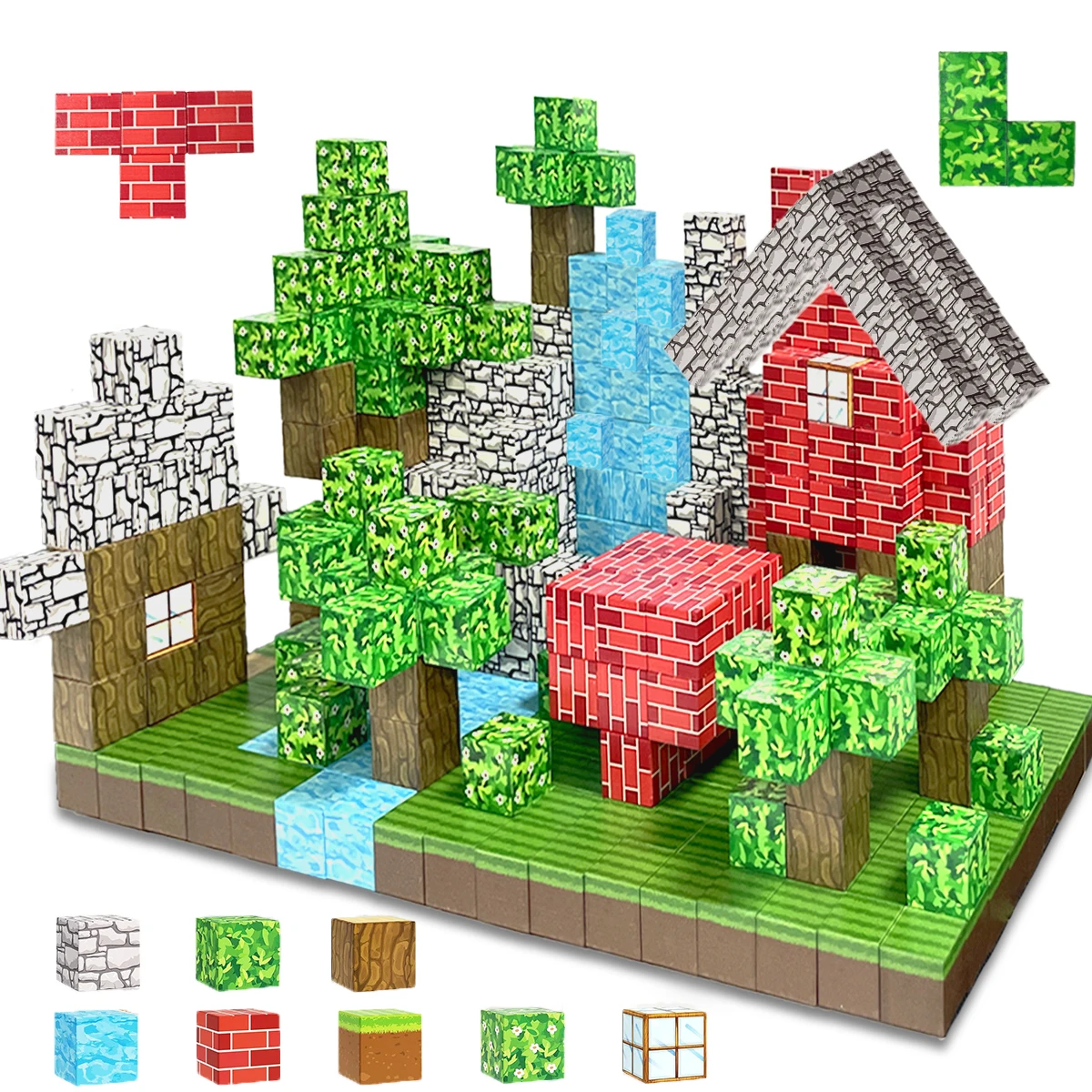 Детские магнитные блоки — магнитная строительная игрушка, набор «Build My Magic World» с магнитными блоками STEM, креативный и воображающий игровой набор
Детские магнитные блоки — магнитная строительная игрушка, набор «Build My Magic World» с магнитными блоками STEM, креативный и воображающий игровой набор