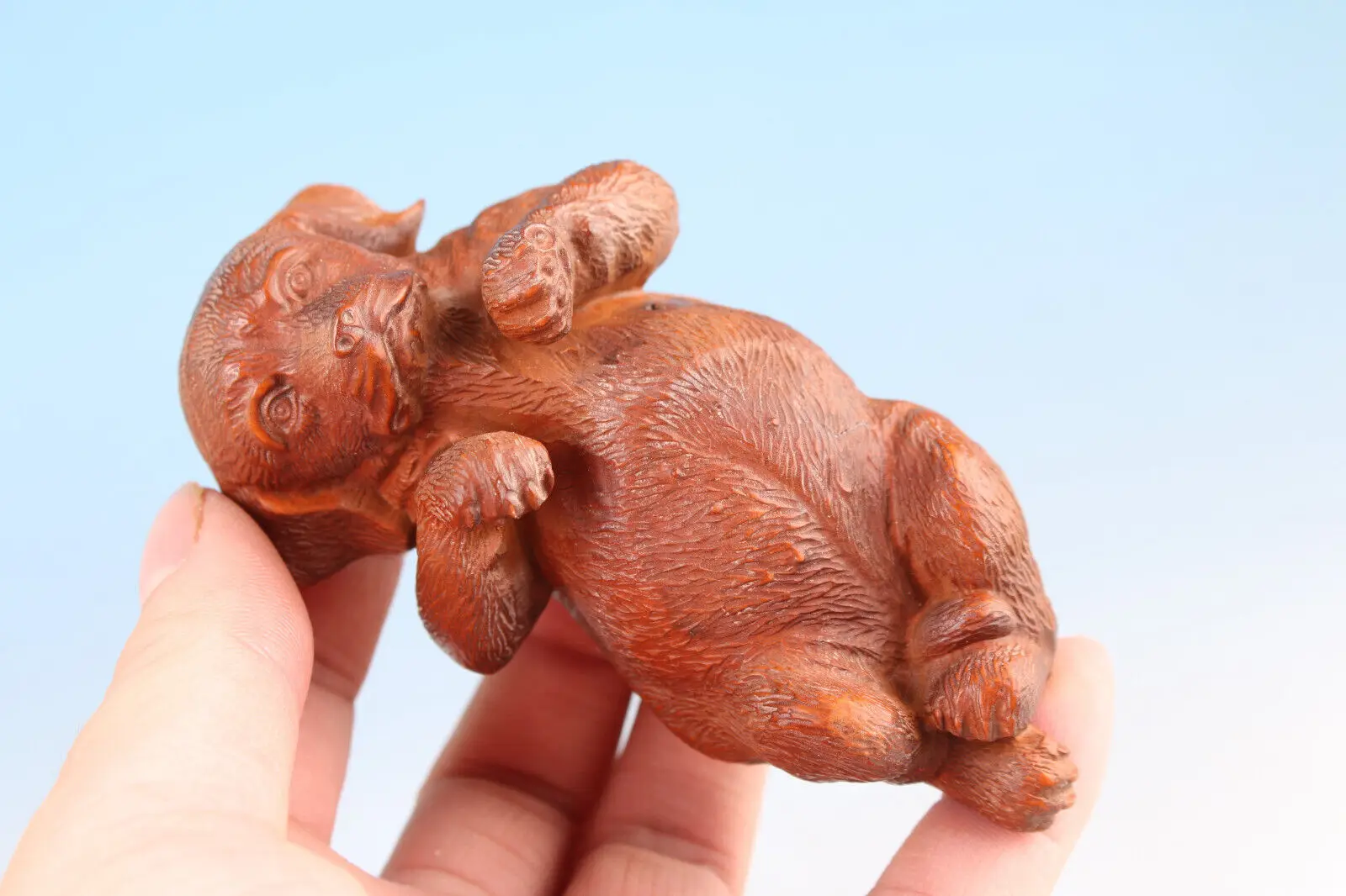 lovely Japanese boxwood hand carved dog Figure statue netsuke collectable
lovely Japanese boxwood hand carved dog Figure statue netsuke collectable