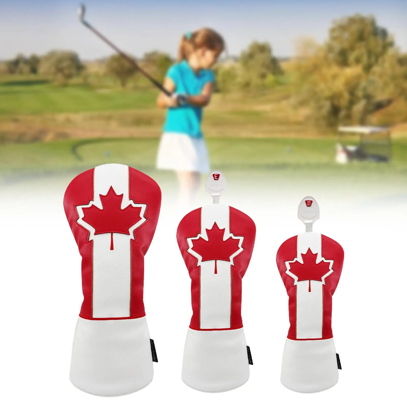 Golf Wood Headcover, Golf Club Cover, Portable Golf Cue Protect Case, Golf Head Cover Protective Sleeve for Golf Club
Golf Wood Headcover, Golf Club Cover, Portable Golf Cue Protect Case, Golf Head Cover Protective Sleeve for Golf Club