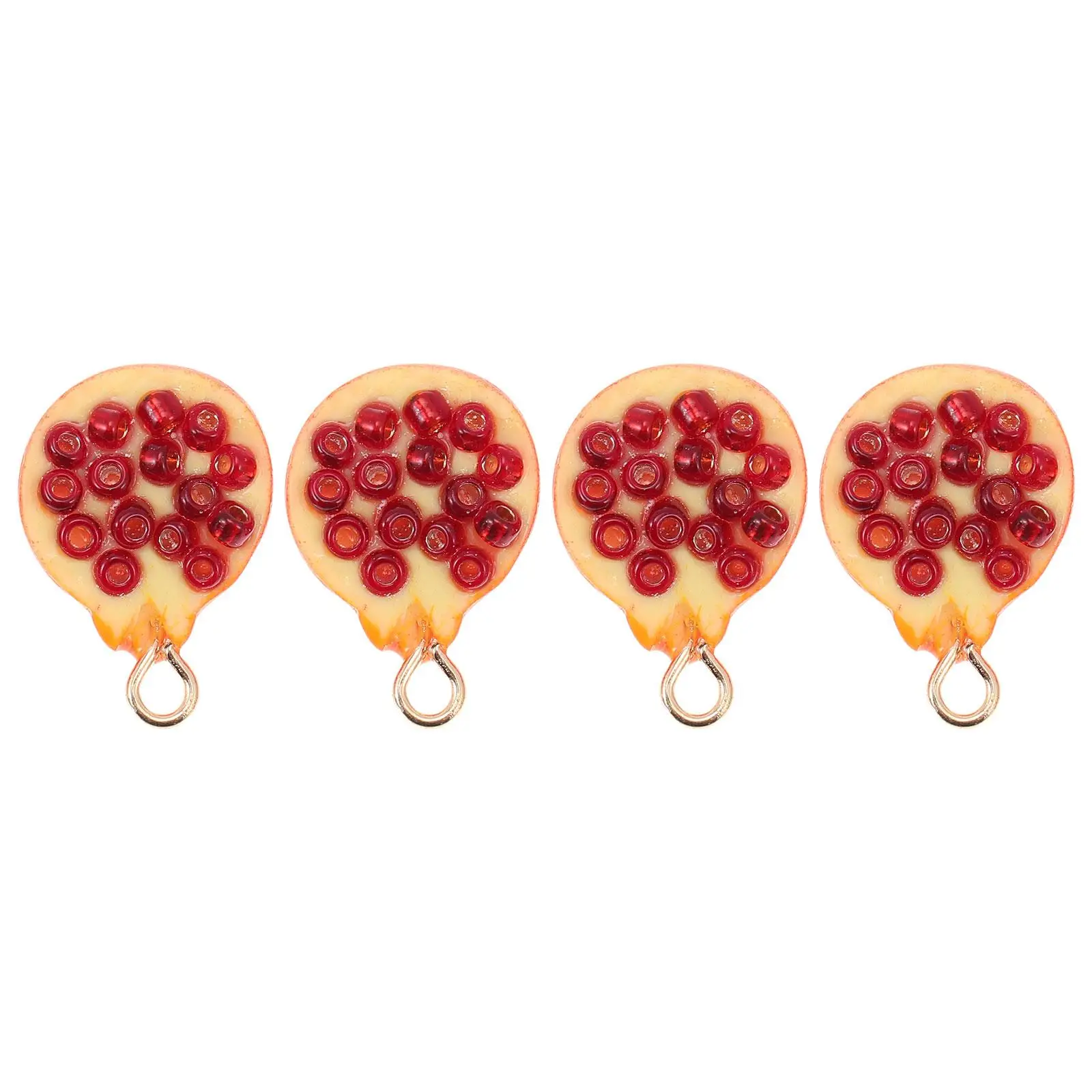 4 Pcs Painted Resin Pendant Earrings DIY Fruit Charms Jewelry Making Lightweight Durable Accessories Craft Set
4 Pcs Painted Resin Pendant Earrings DIY Fruit Charms Jewelry Making Lightweight Durable Accessories Craft Set