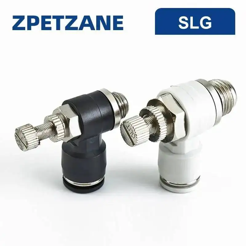 G-thread Pneumatic Fittings Pipe Quick Coupling Throttle Valve SL8-02 Regulating Adjustable Cylinder Speed Regulating
G-thread Pneumatic Fittings Pipe Quick Coupling Throttle Valve SL8-02 Regulating Adjustable Cylinder Speed Regulating